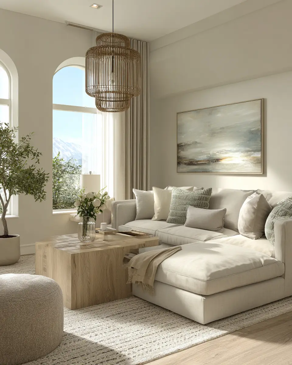 Warm Contemporary Living Room Decor Ideas