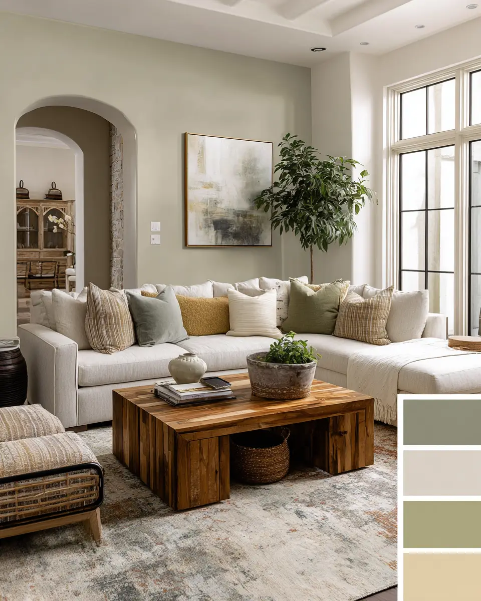 Warm Contemporary Living Room Decor Ideas