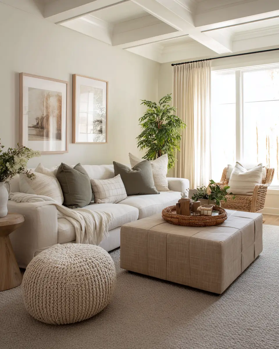 Warm Contemporary Living Room Decor Ideas