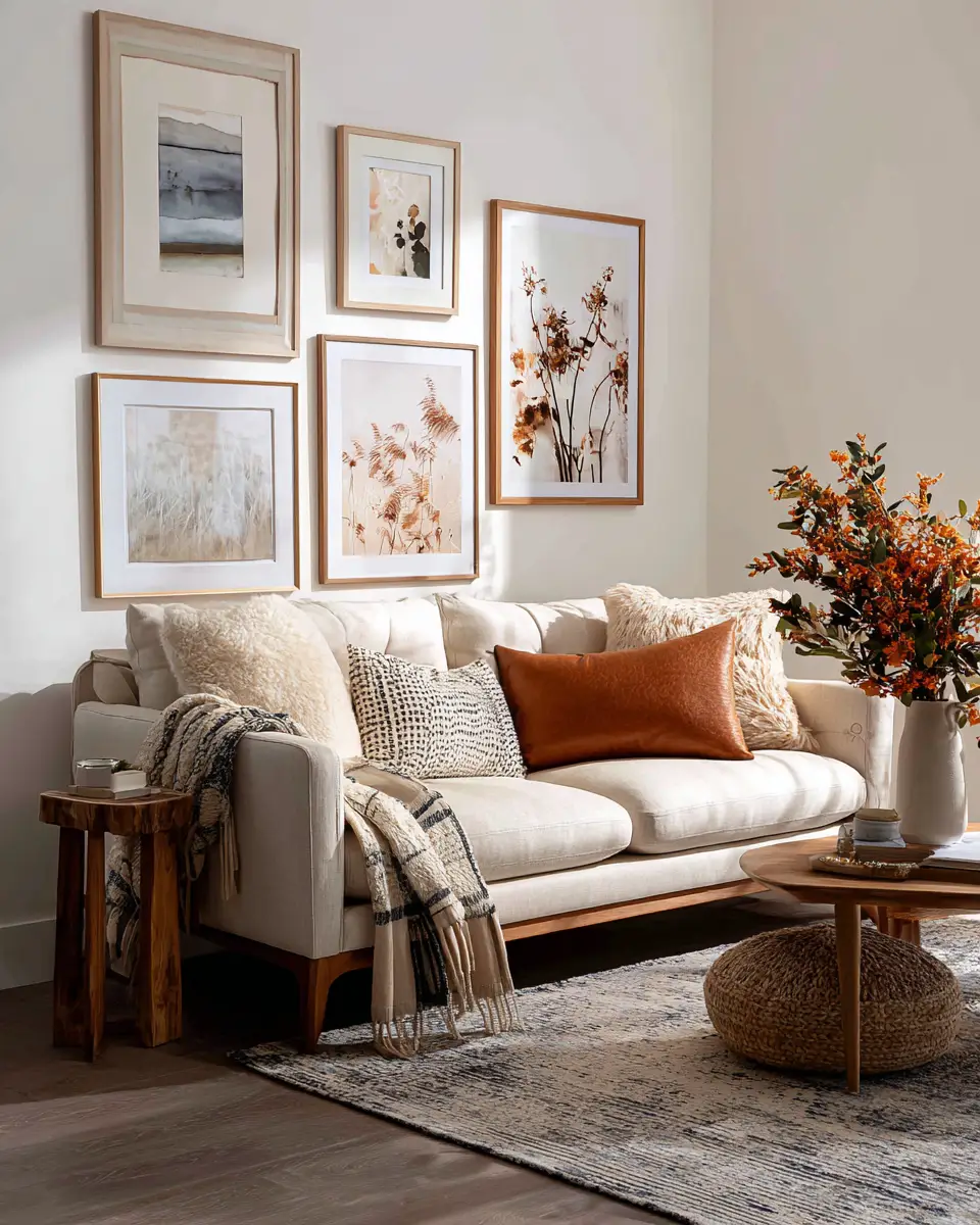 Warm Contemporary Living Room Decor Ideas