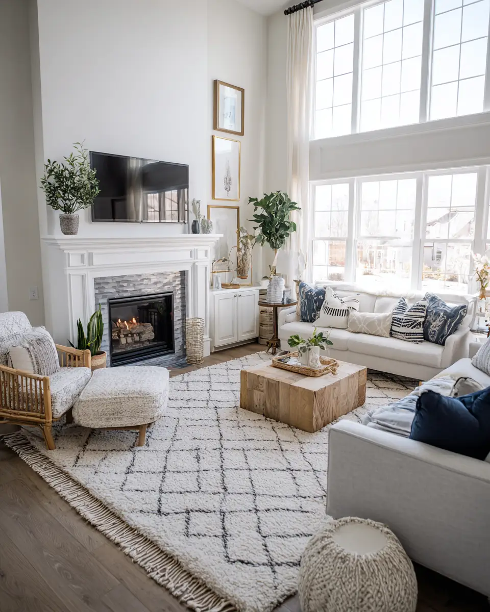 Warm Contemporary Living Room Decor Ideas