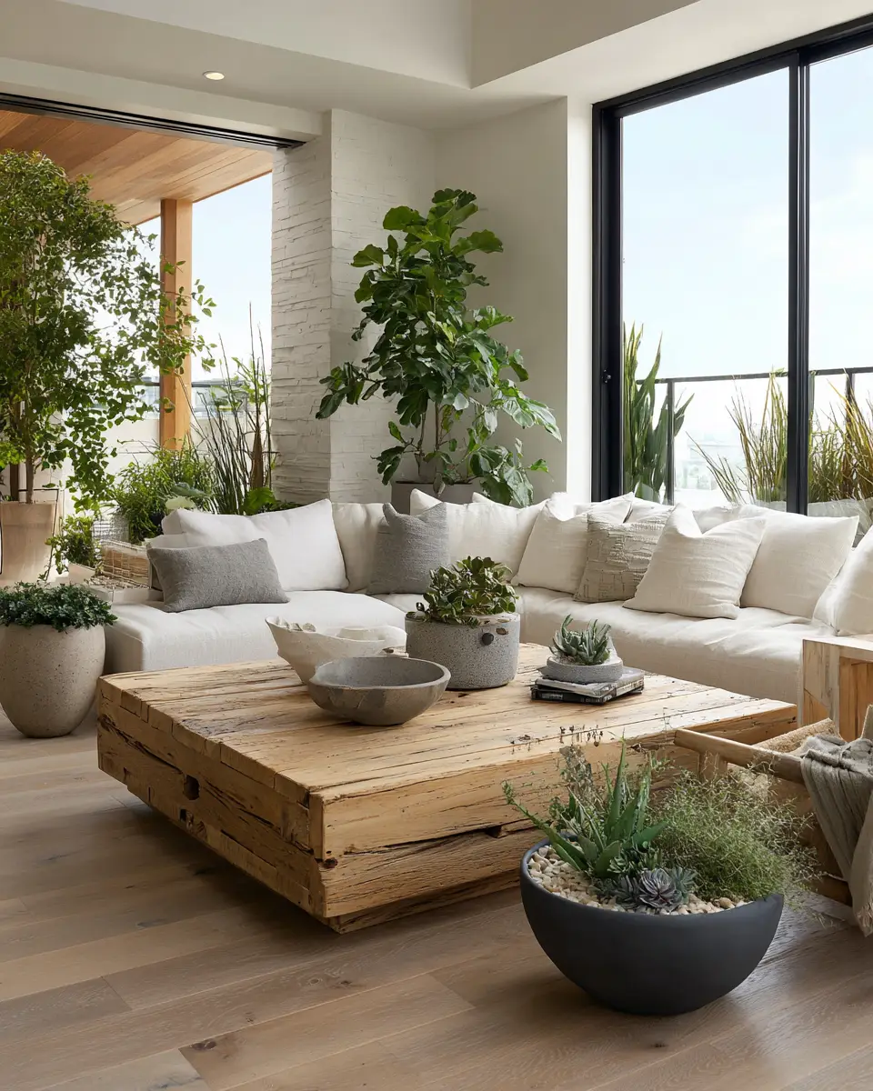 Warm Contemporary Living Room Decor Ideas