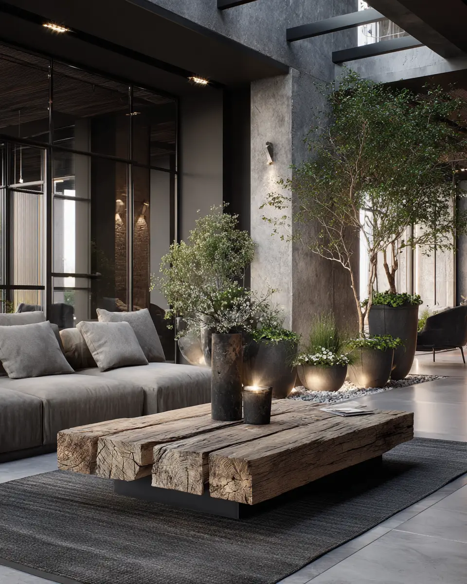 Warm Contemporary Living Room Decor Ideas