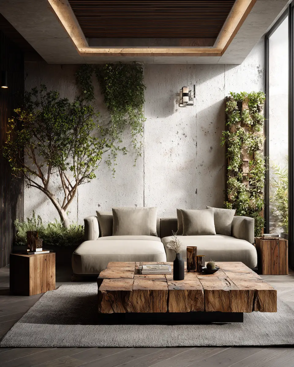 Warm Contemporary Living Room Decor Ideas