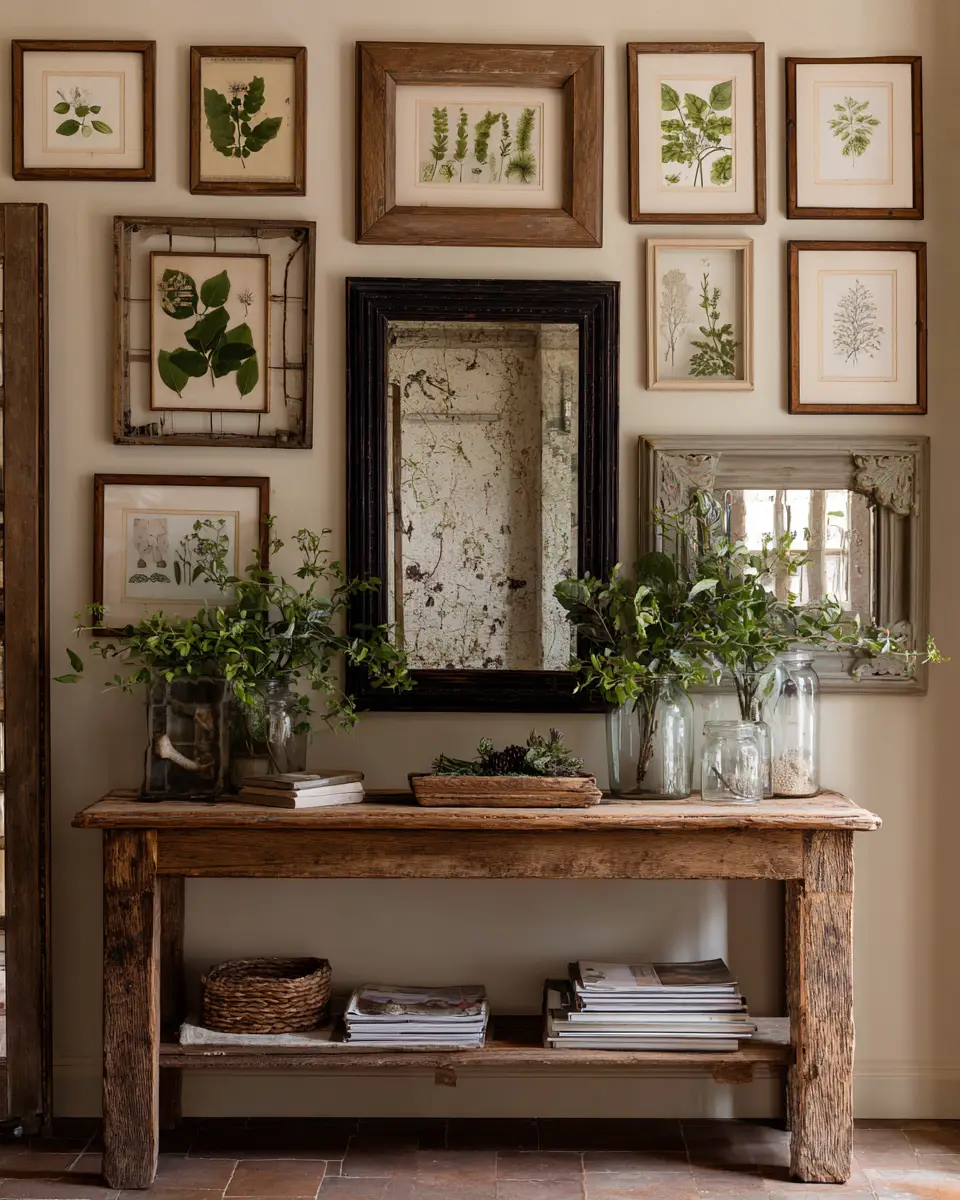 Warm Cottage Entryway Decor Ideas - Featured