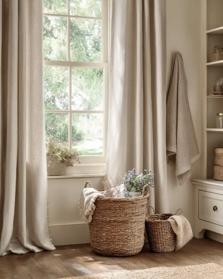 Warm Country Laundry Room Decor Ideas - Featured
