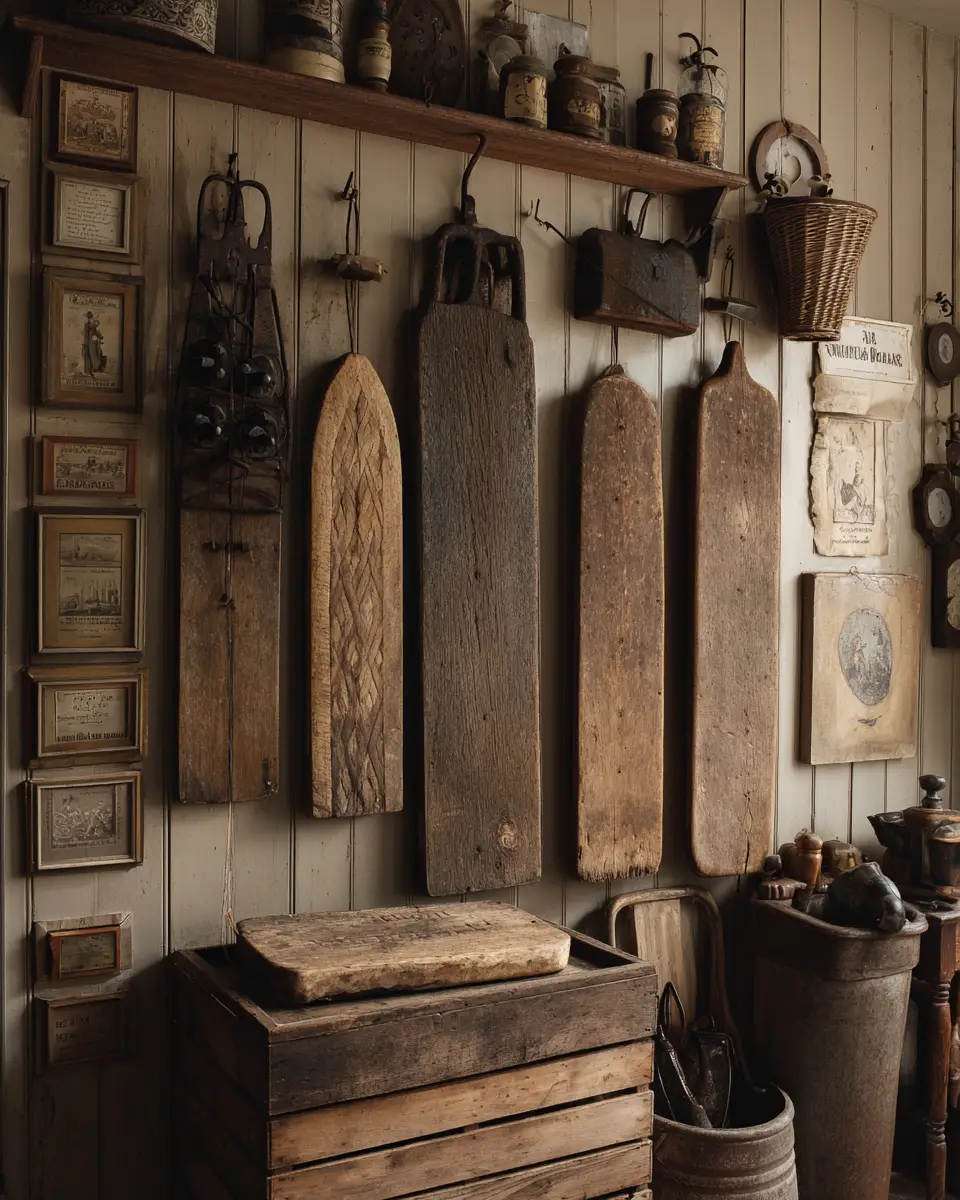 Warm Country Laundry Room Decor Ideas