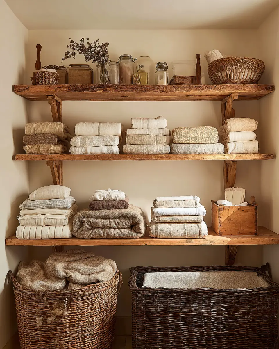 Warm Country Laundry Room Decor Ideas