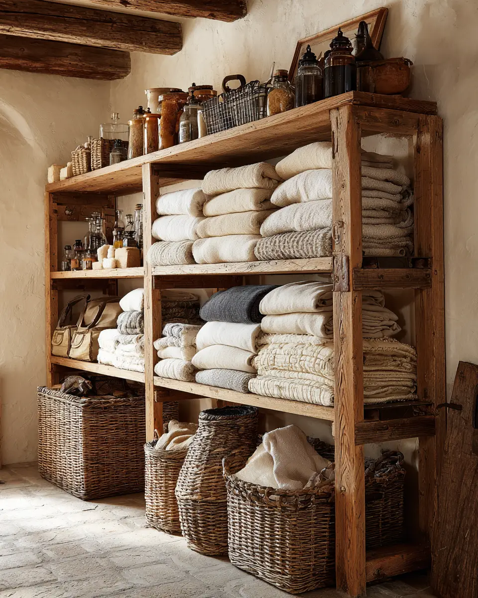 Warm Country Laundry Room Decor Ideas
