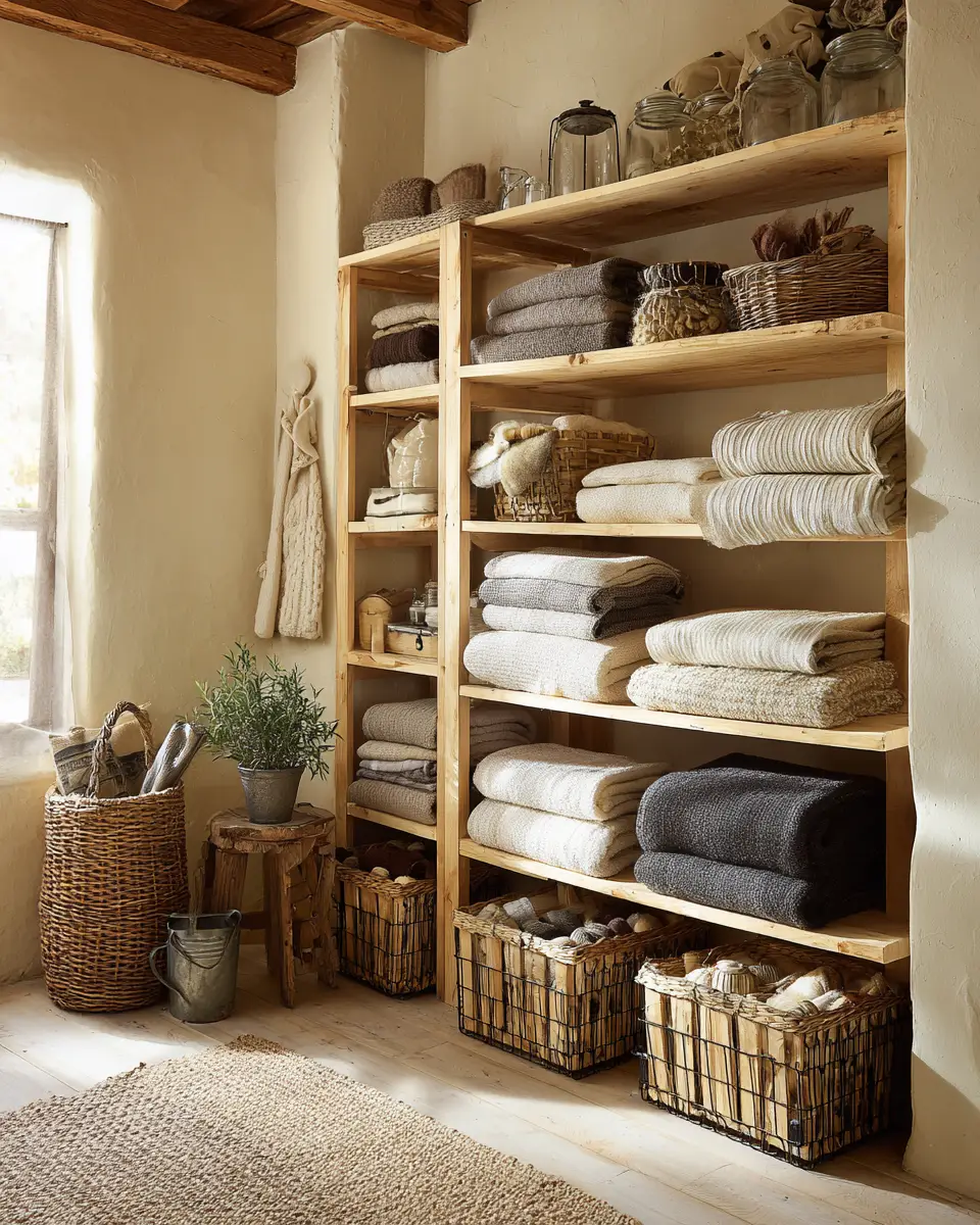 Warm Country Laundry Room Decor Ideas