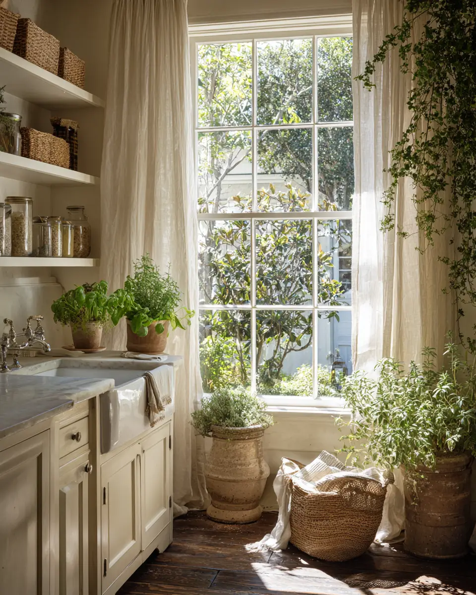 Warm Country Laundry Room Decor Ideas