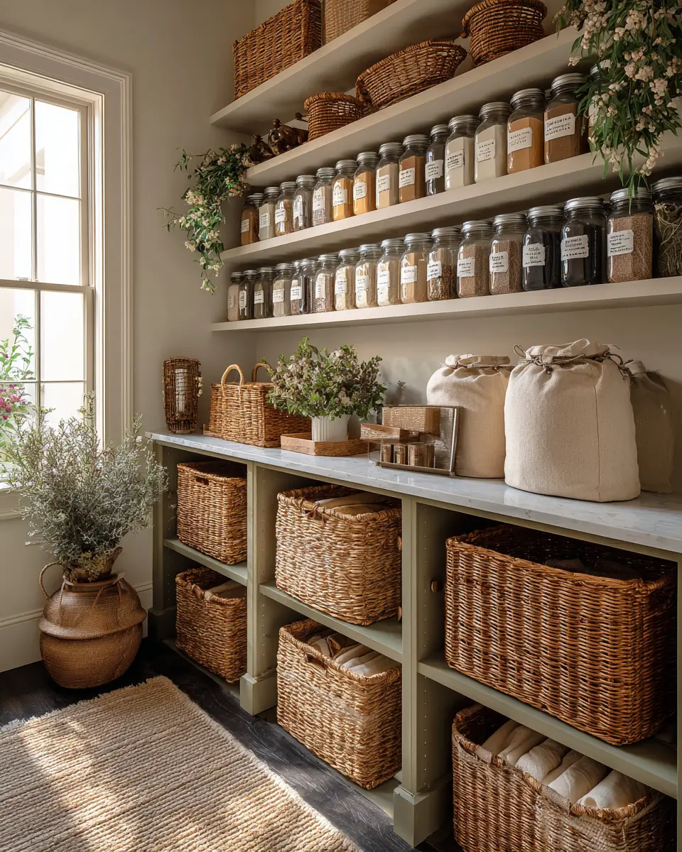 Warm Country Laundry Room Decor Ideas