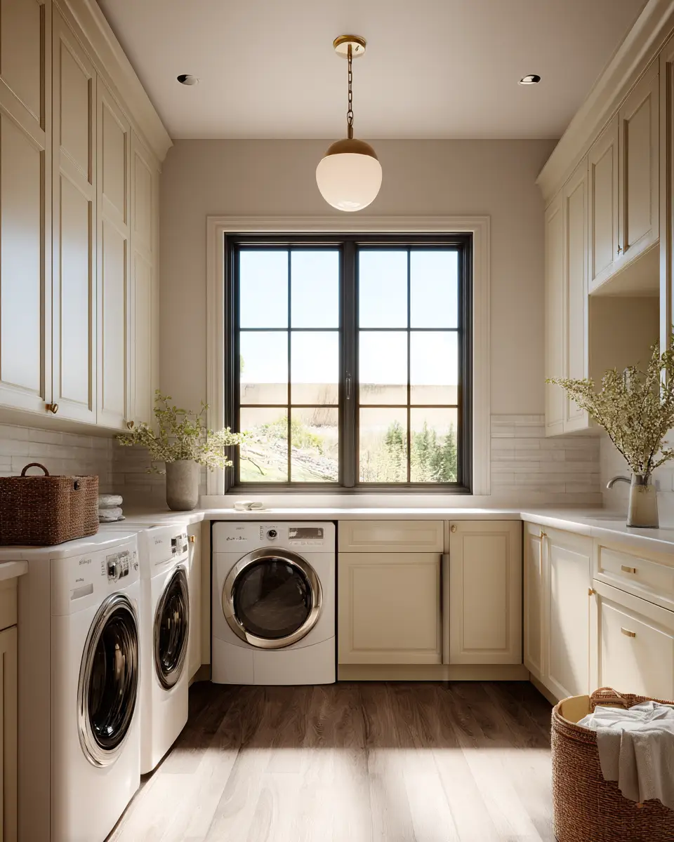 Warm Desert Laundry Room Decor Ideas - Featured