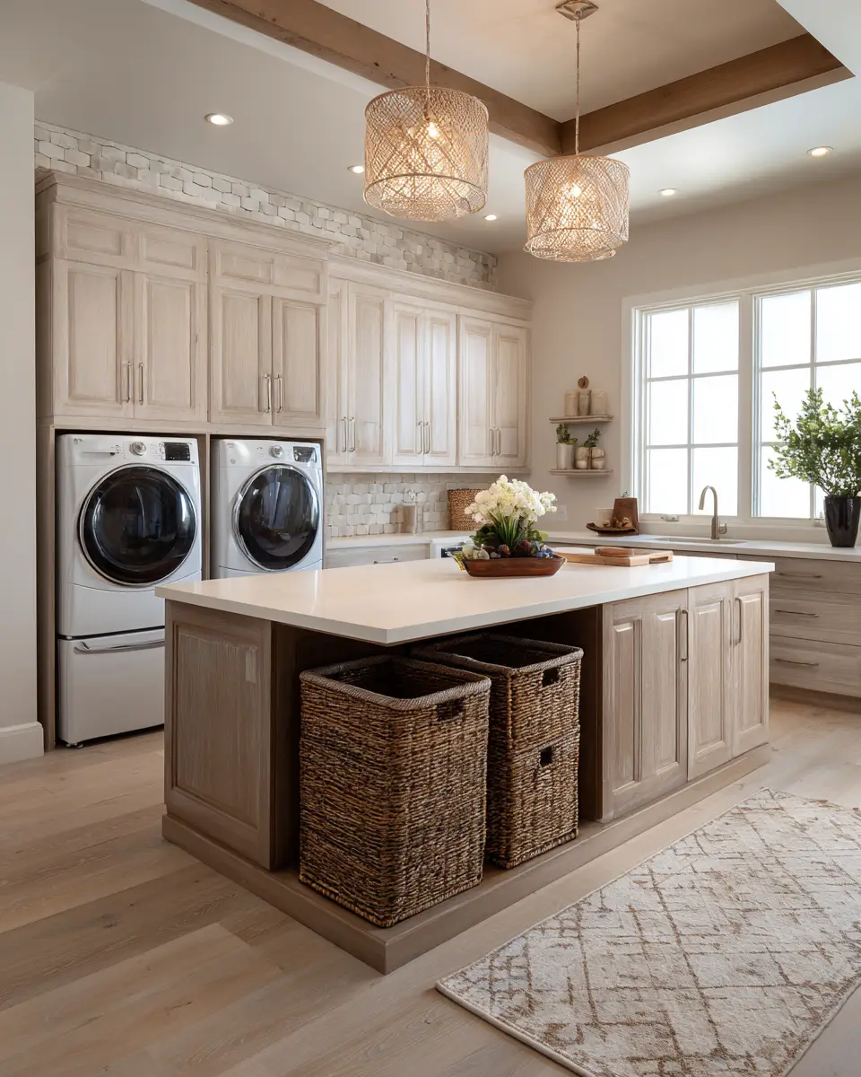 Warm Desert Laundry Room Decor Ideas