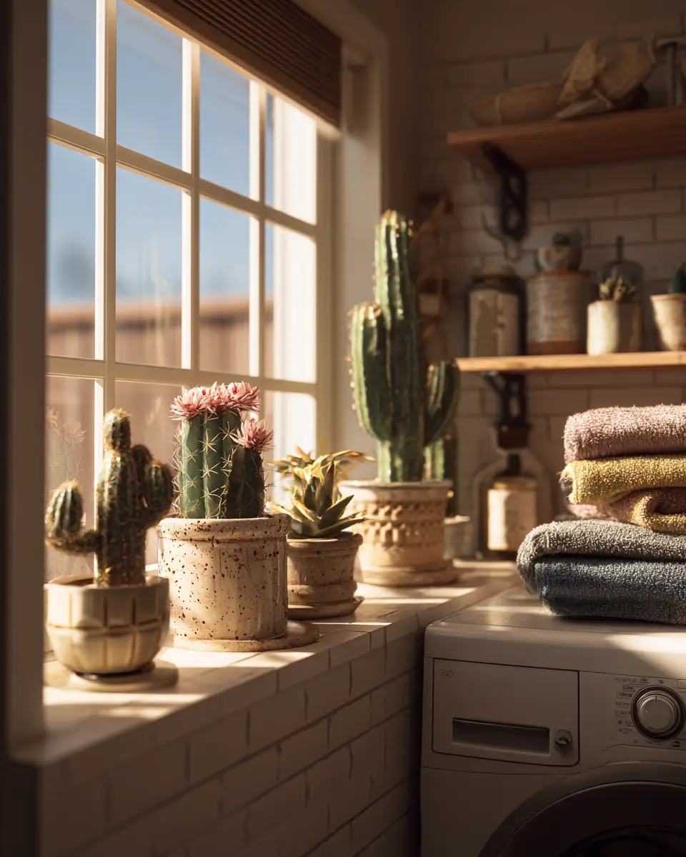 Warm Desert Laundry Room Decor Ideas