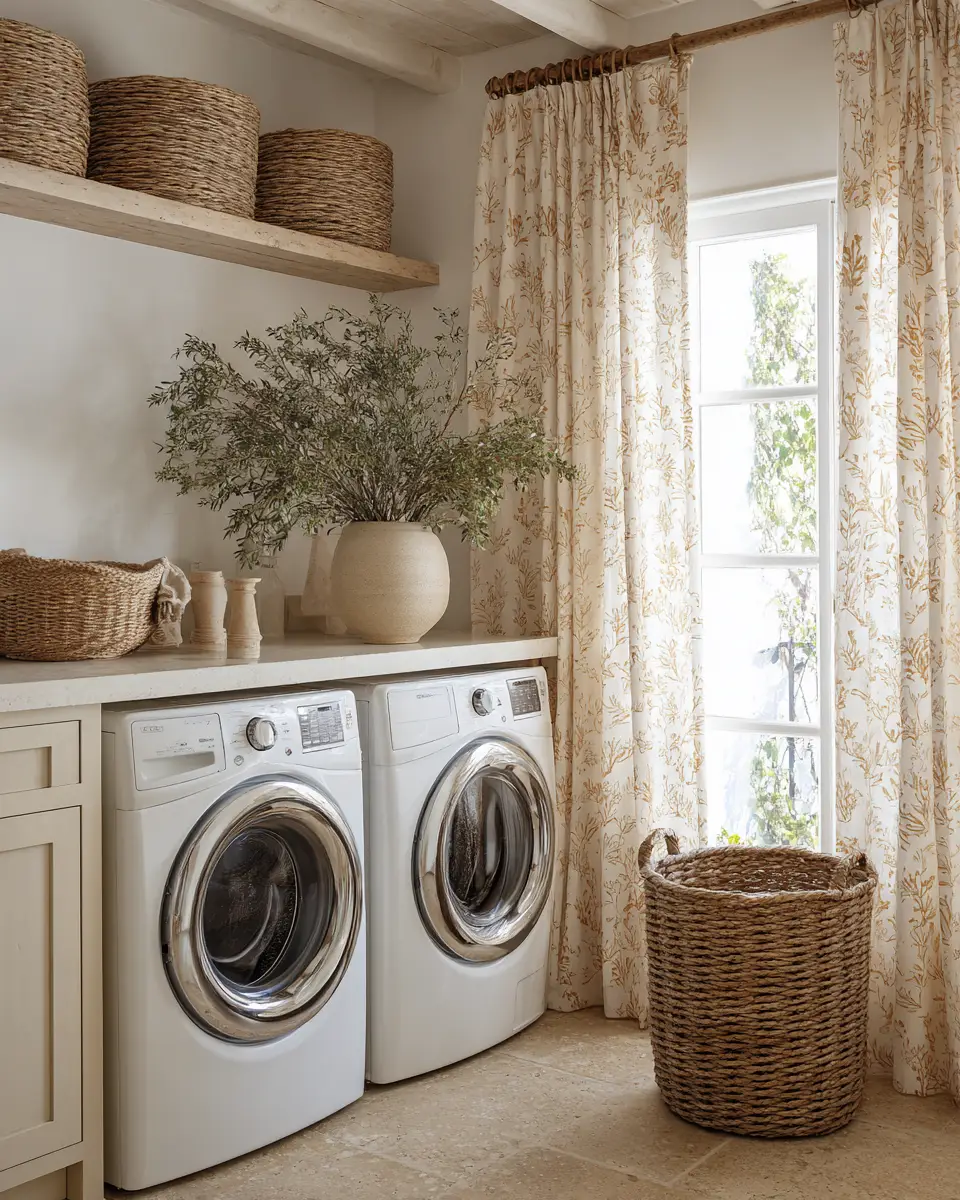 Warm Desert Laundry Room Decor Ideas