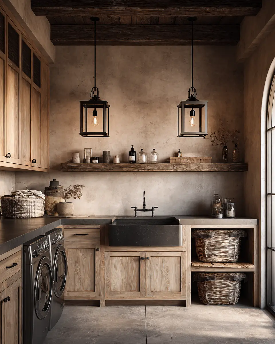 Warm Desert Laundry Room Decor Ideas