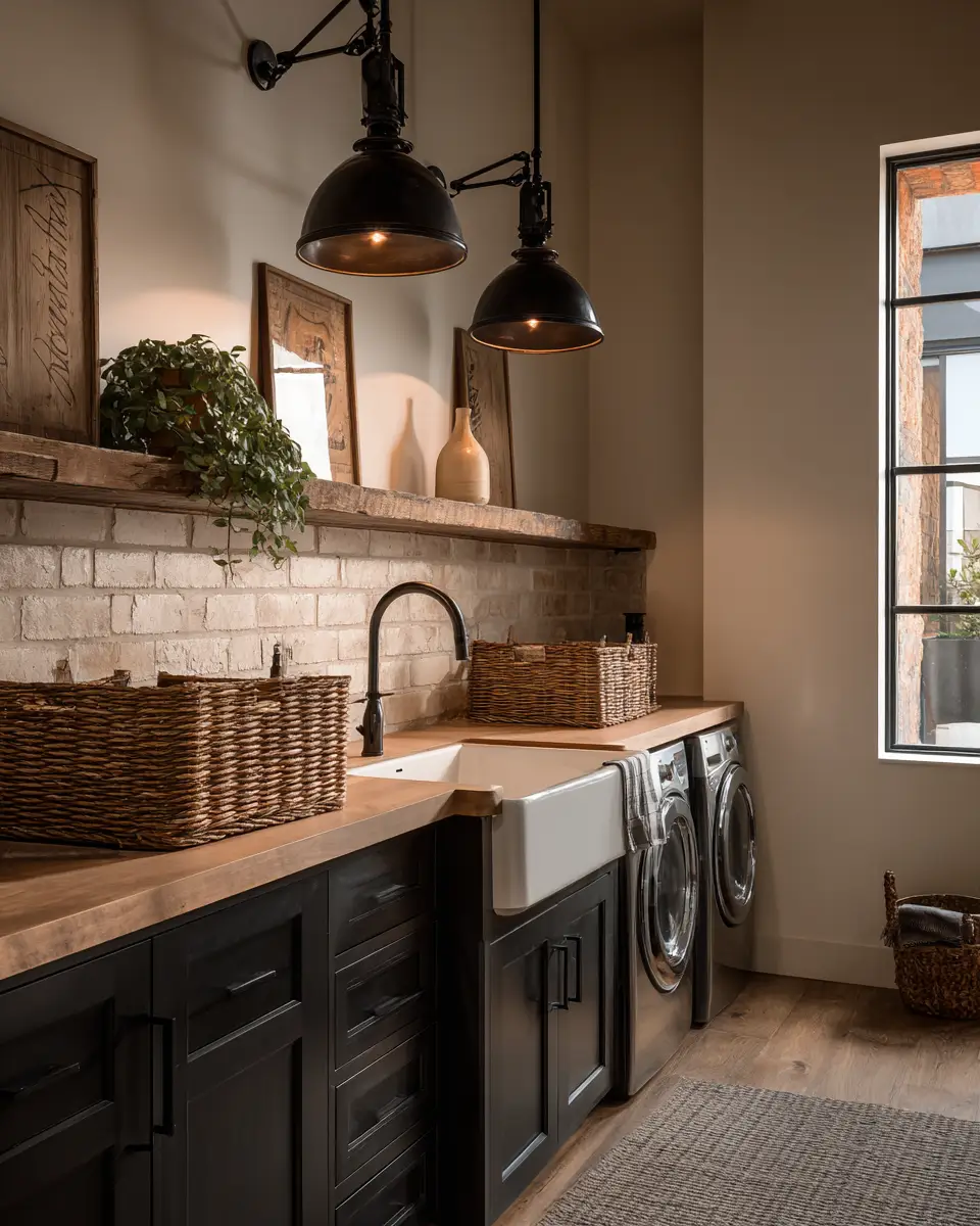 Warm Desert Laundry Room Decor Ideas