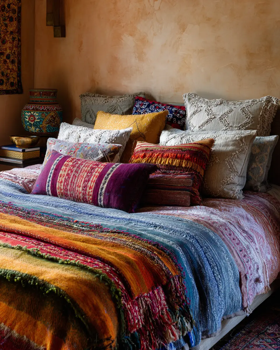 Warm Eclectic Bedroom Decor Ideas