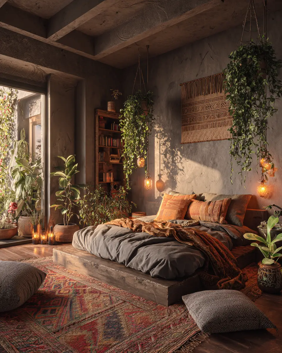 Warm Eclectic Bedroom Decor Ideas