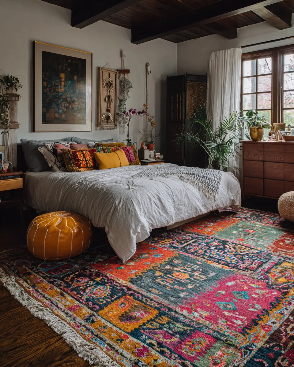 Warm Eclectic Bedroom Decor Ideas