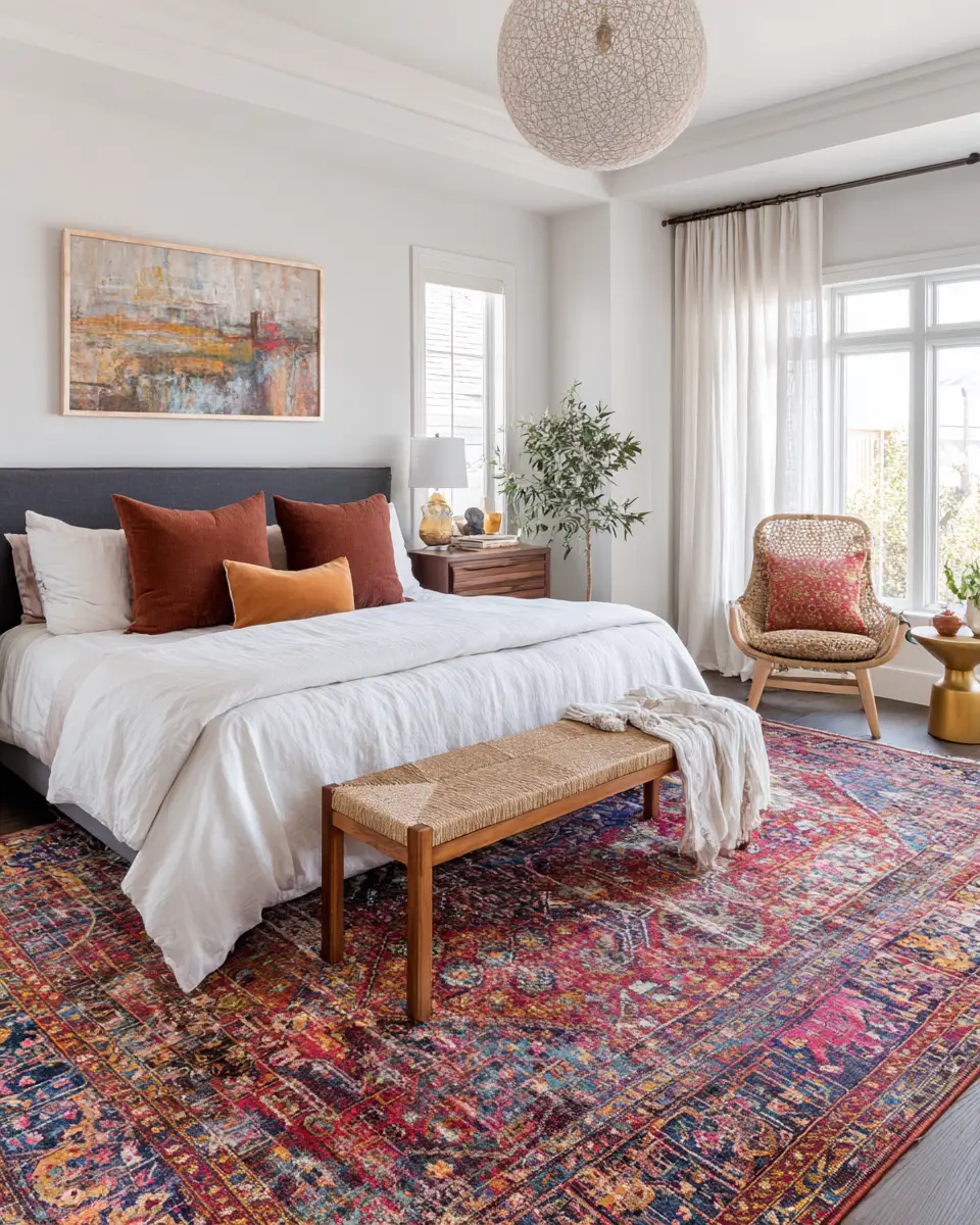 Warm Eclectic Bedroom Decor Ideas