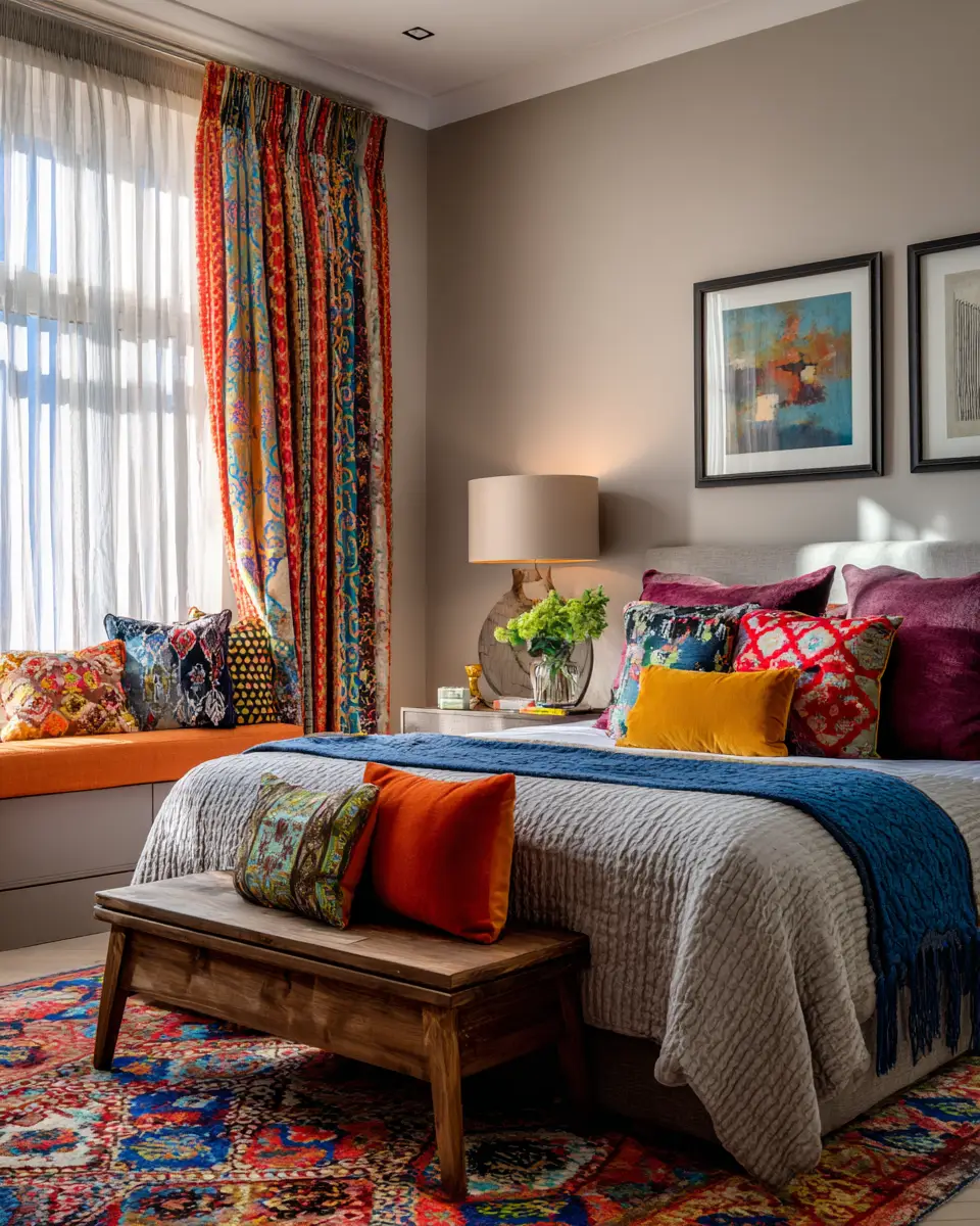 Warm Eclectic Bedroom Decor Ideas