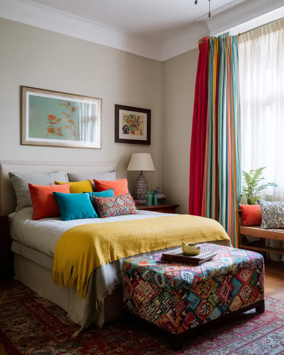Warm Eclectic Bedroom Decor Ideas