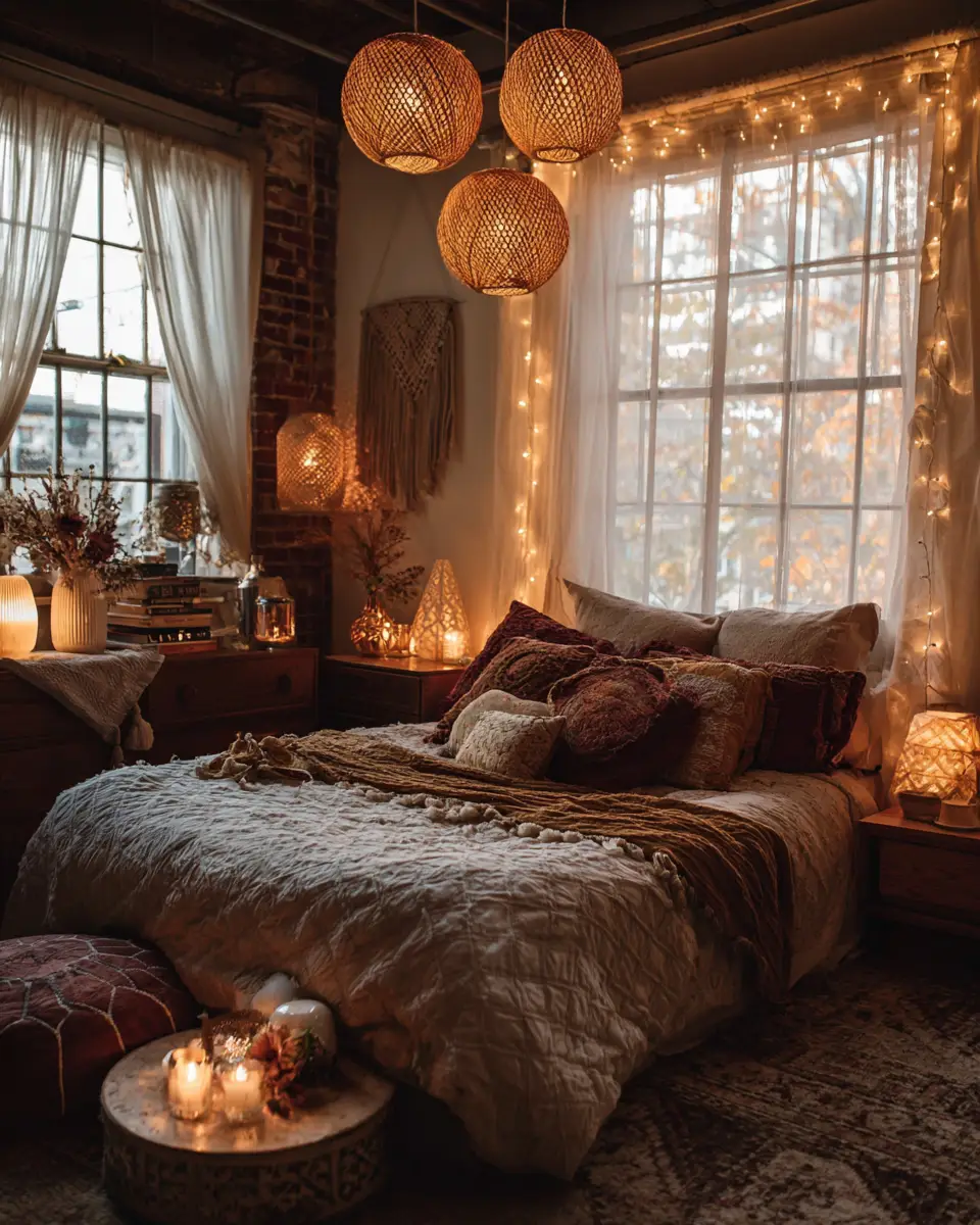 Warm Eclectic Bedroom Decor Ideas