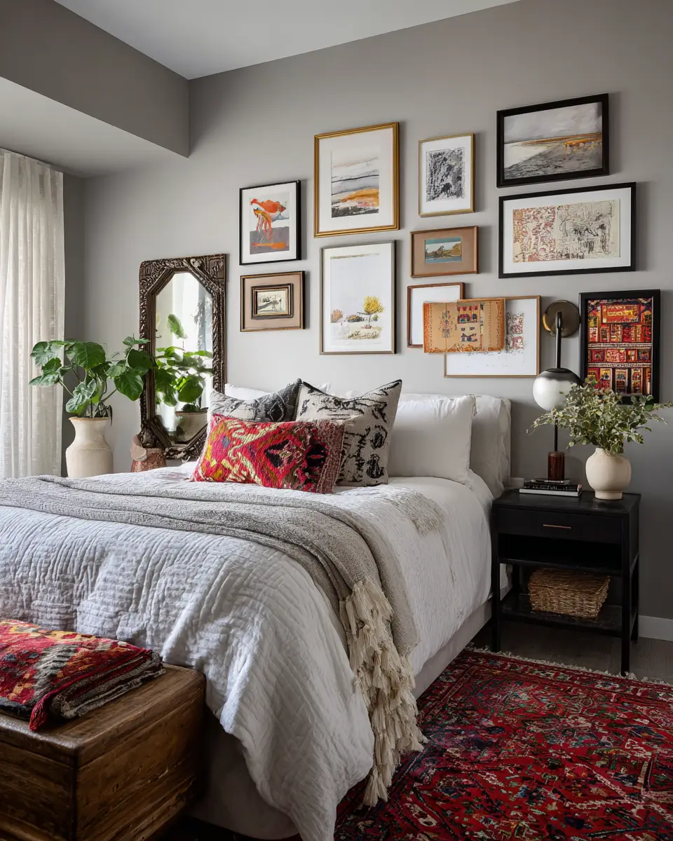 Warm Eclectic Bedroom Decor Ideas
