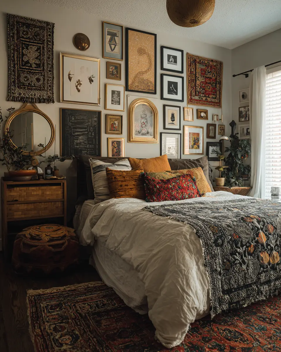Warm Eclectic Bedroom Decor Ideas