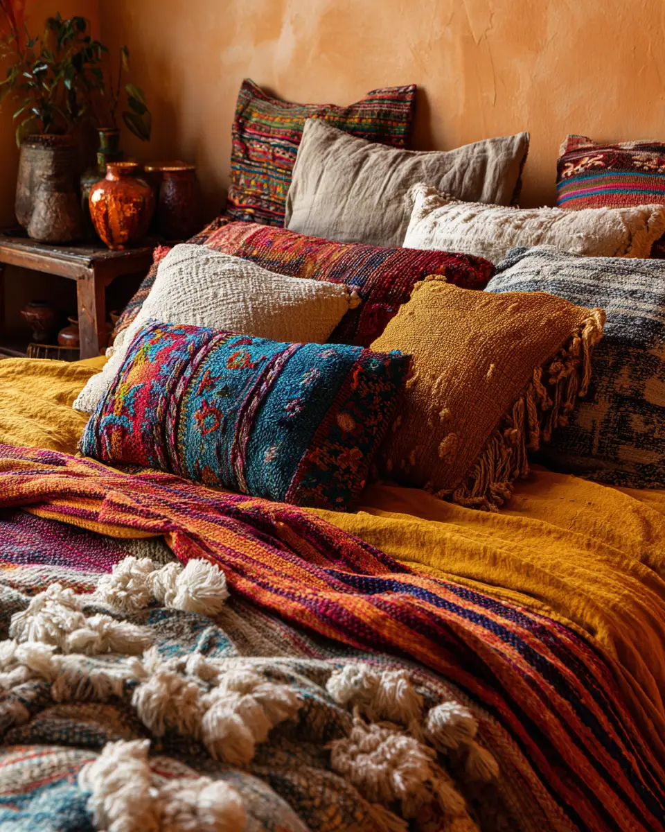 Warm Eclectic Bedroom Decor Ideas