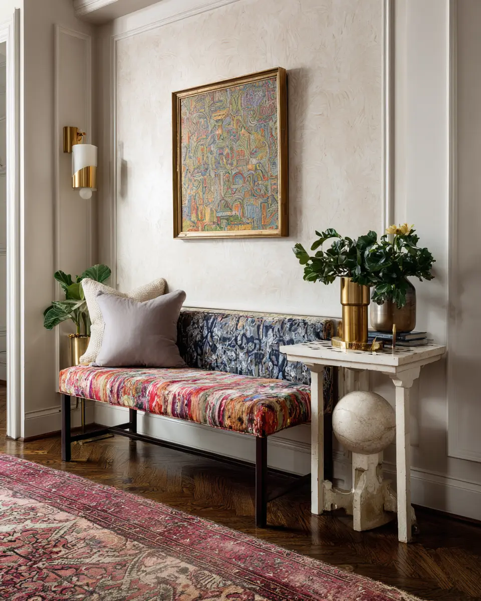 Warm Eclectic Entryway Decor Ideas