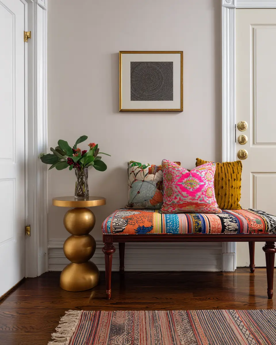 Warm Eclectic Entryway Decor Ideas