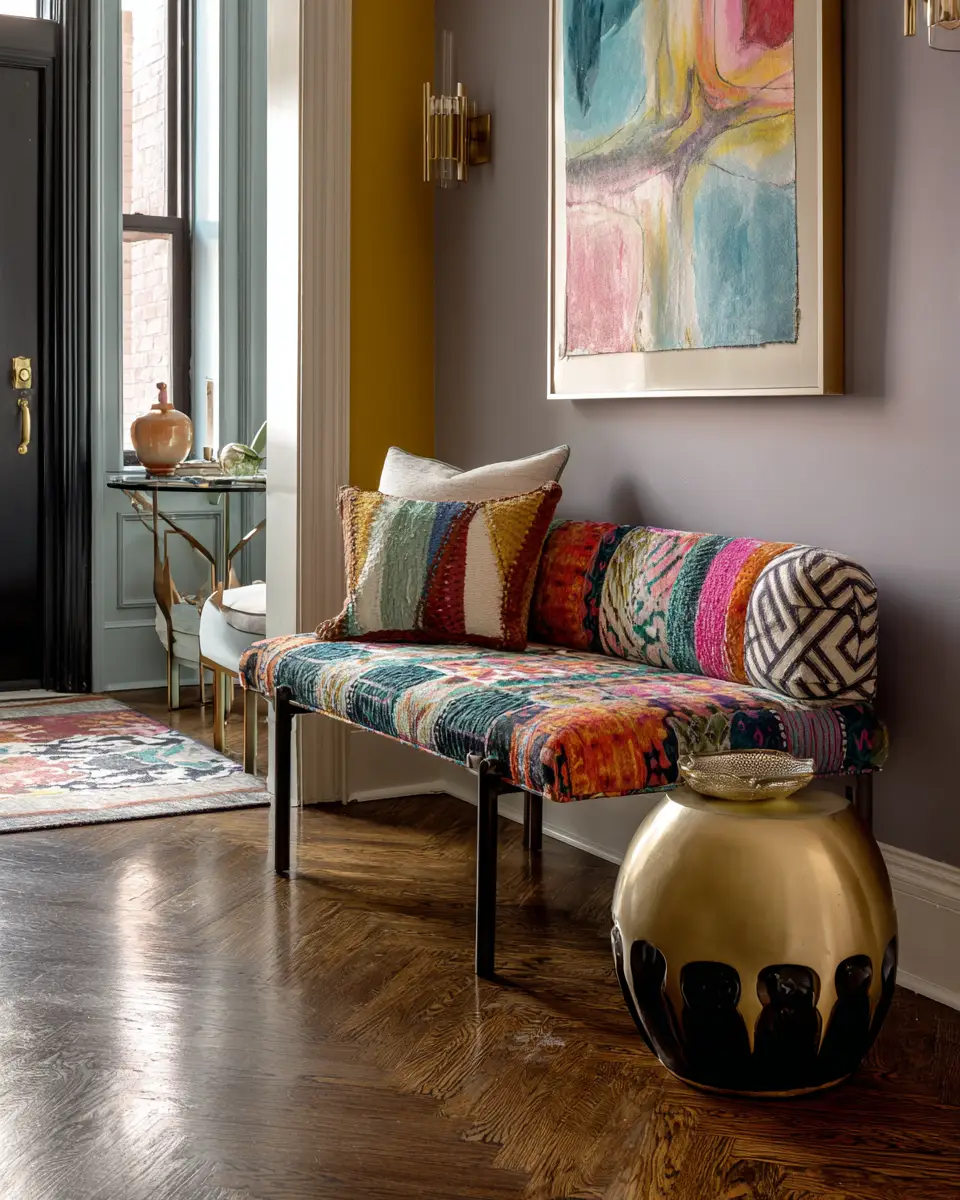 Warm Eclectic Entryway Decor Ideas