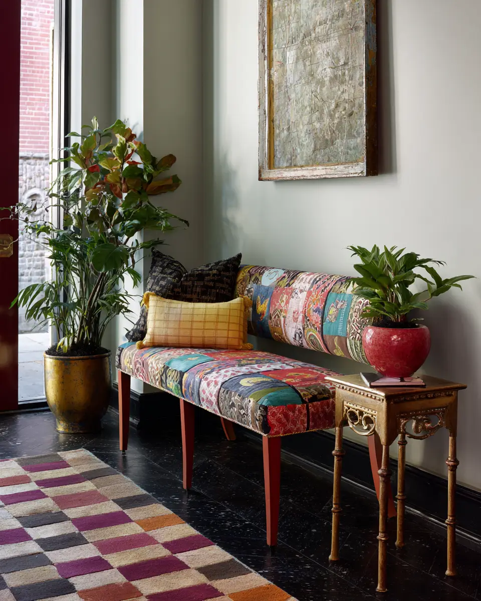 Warm Eclectic Entryway Decor Ideas