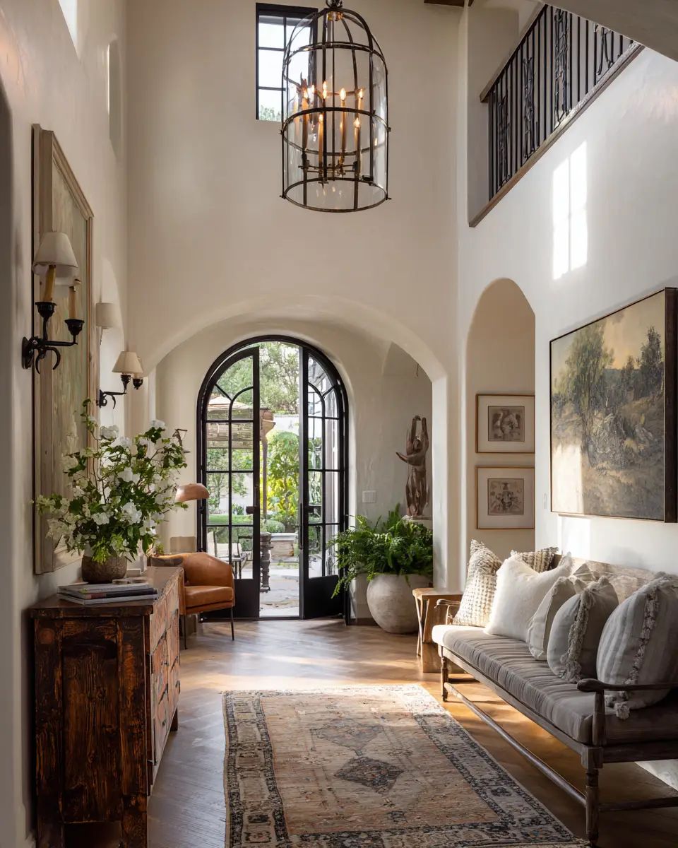 Warm Eclectic Entryway Decor Ideas