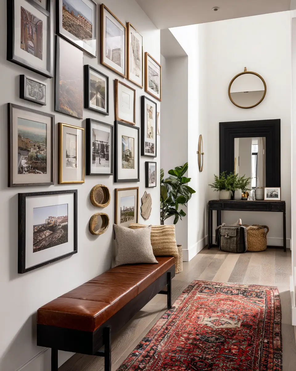 Warm Eclectic Entryway Decor Ideas