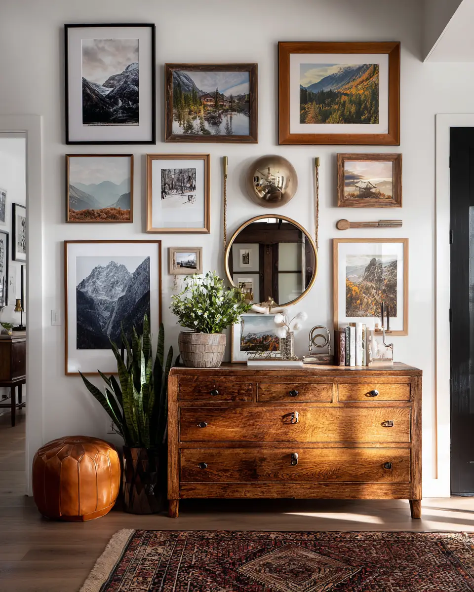 Warm Eclectic Entryway Decor Ideas
