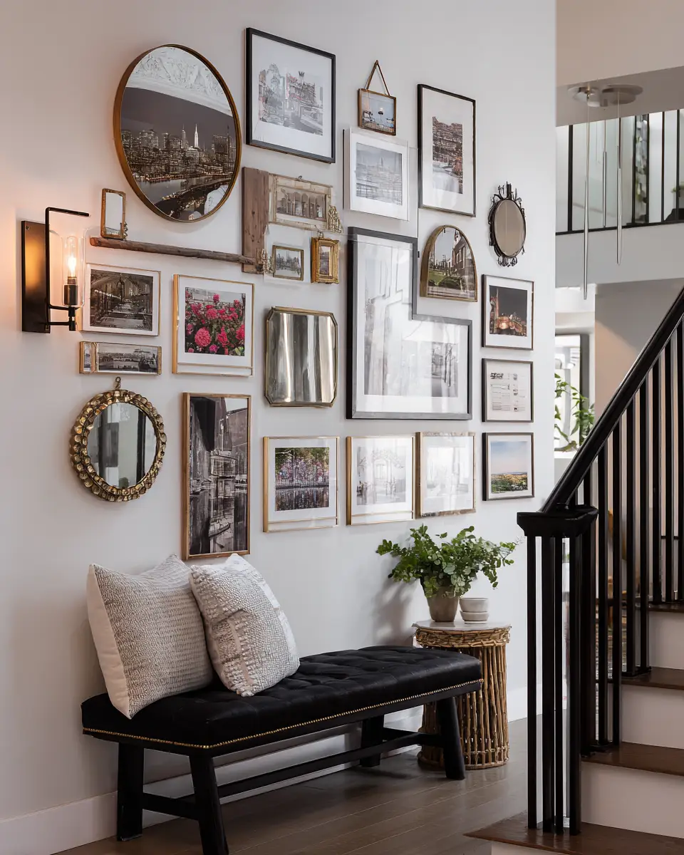 Warm Eclectic Entryway Decor Ideas