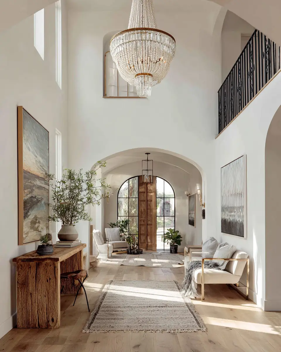 Warm Eclectic Entryway Decor Ideas