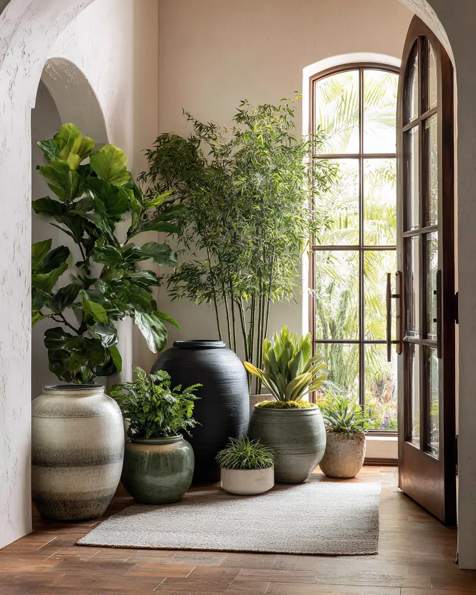 Warm Eclectic Entryway Decor Ideas