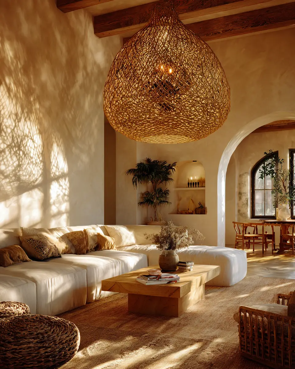 Warm Eclectic Living Room Decor Ideas