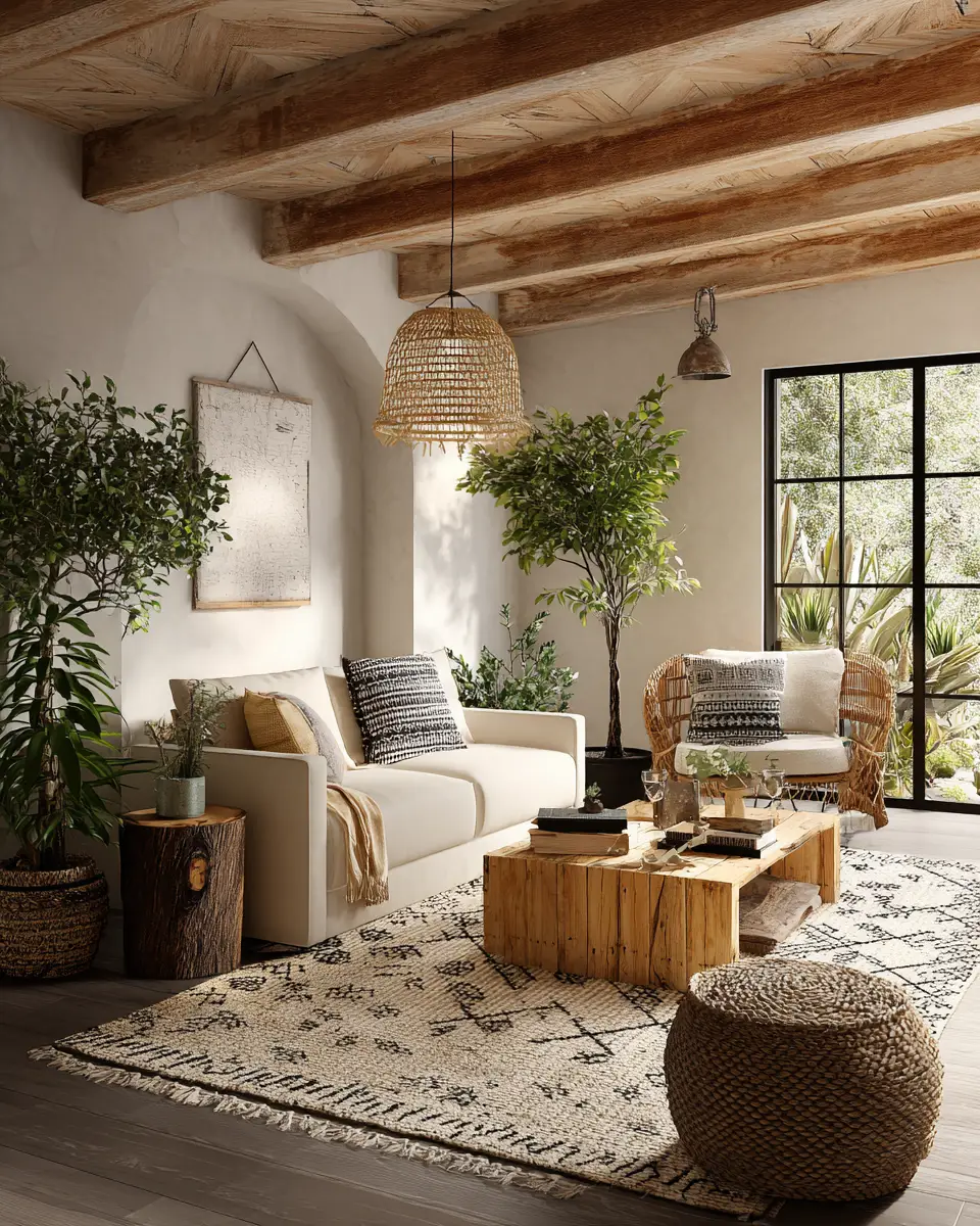 Warm Eclectic Living Room Decor Ideas