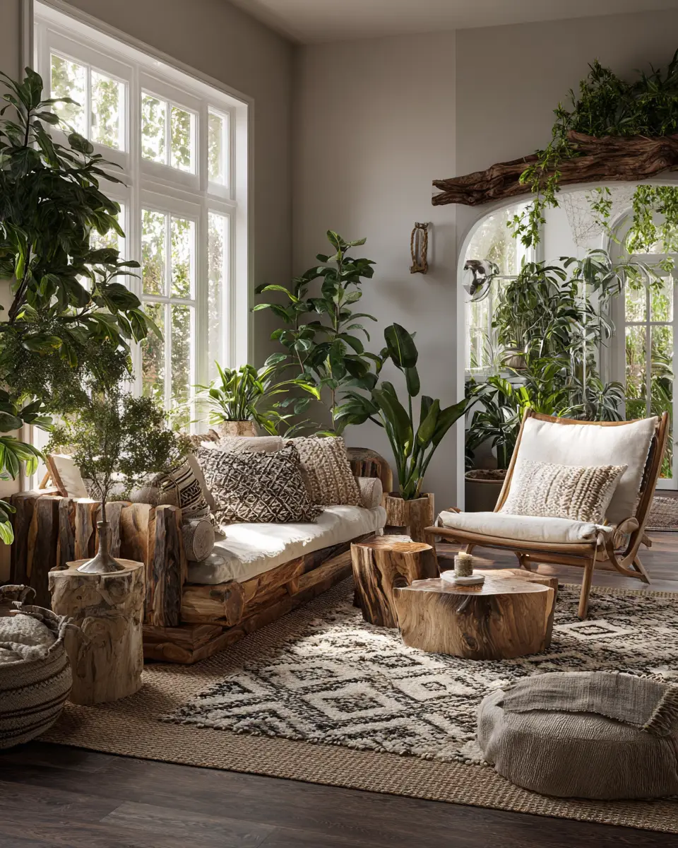 Warm Eclectic Living Room Decor Ideas