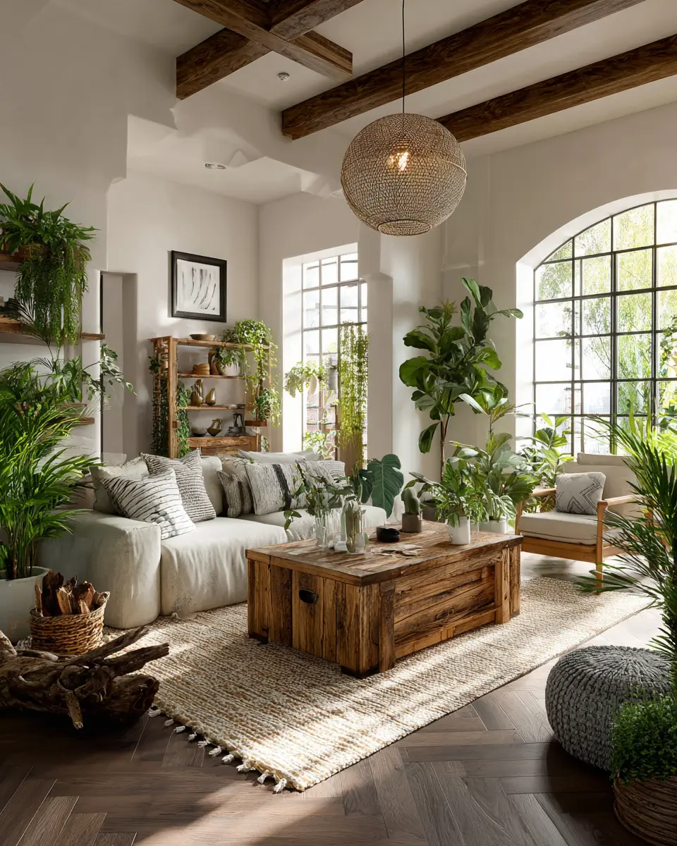 Warm Eclectic Living Room Decor Ideas