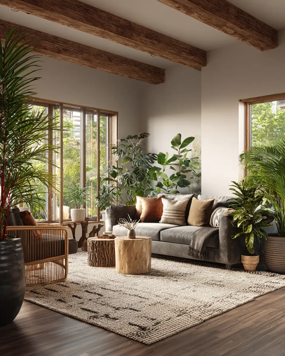 Warm Eclectic Living Room Decor Ideas