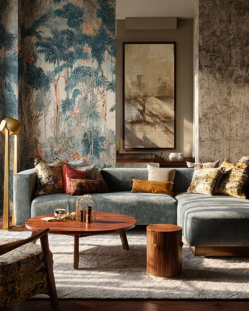 Warm Eclectic Living Room Decor Ideas