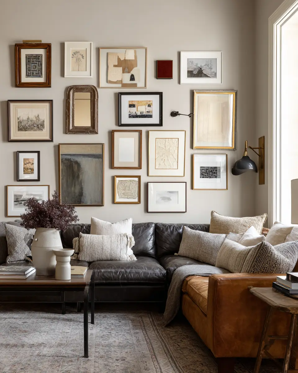 Warm Eclectic Living Room Decor Ideas