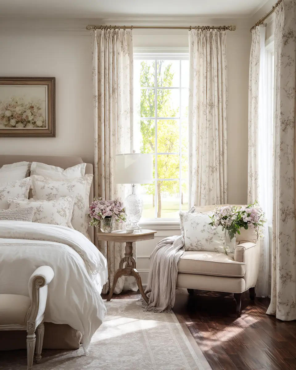 Warm French Country Bedroom Decor Ideas